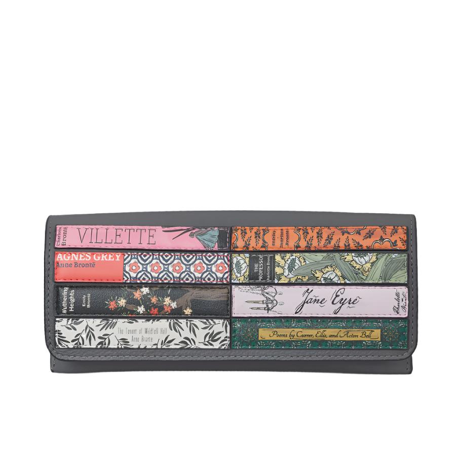 Leather Glasses Case - Bookworm Bronte Grey