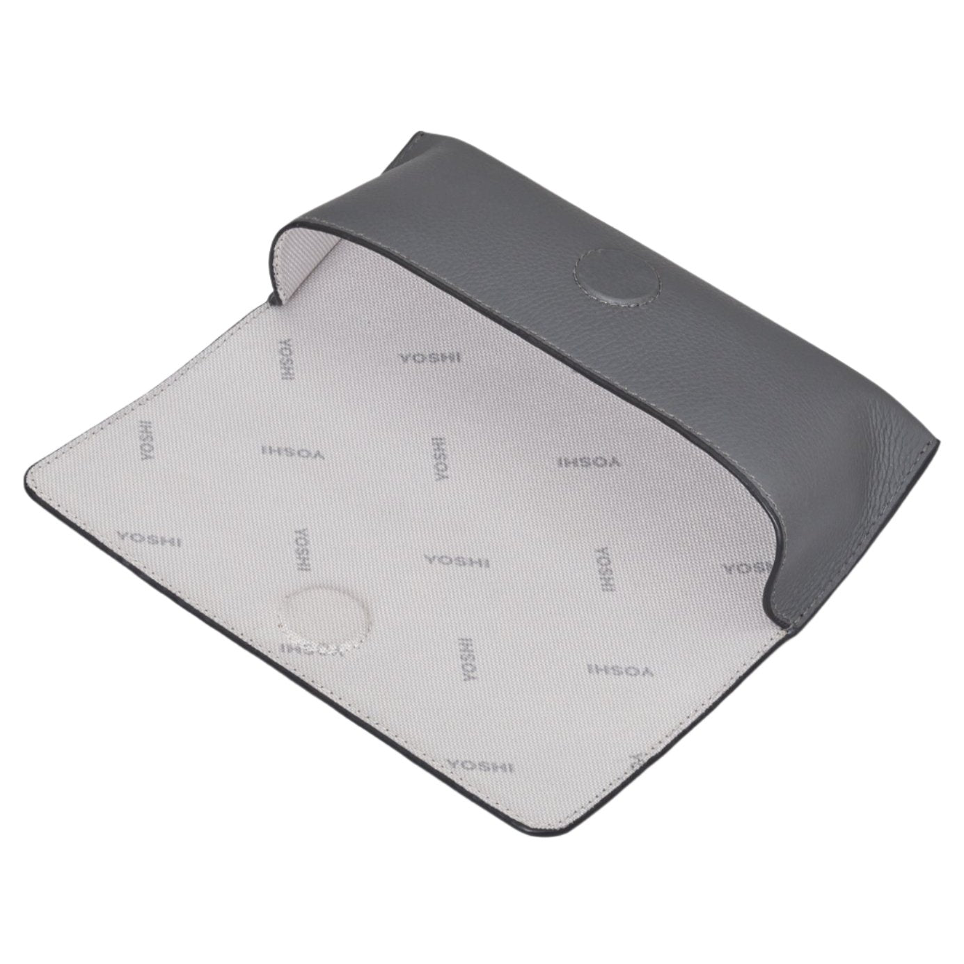 Leather Glasses Case - Bookworm Bronte Grey