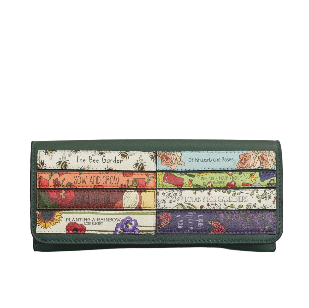 Leather Glasses Case - Green Fingers Bookworm