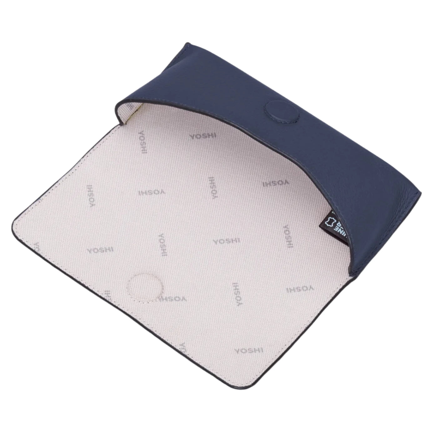Leather Glasses Case - Bookworm Austen Navy