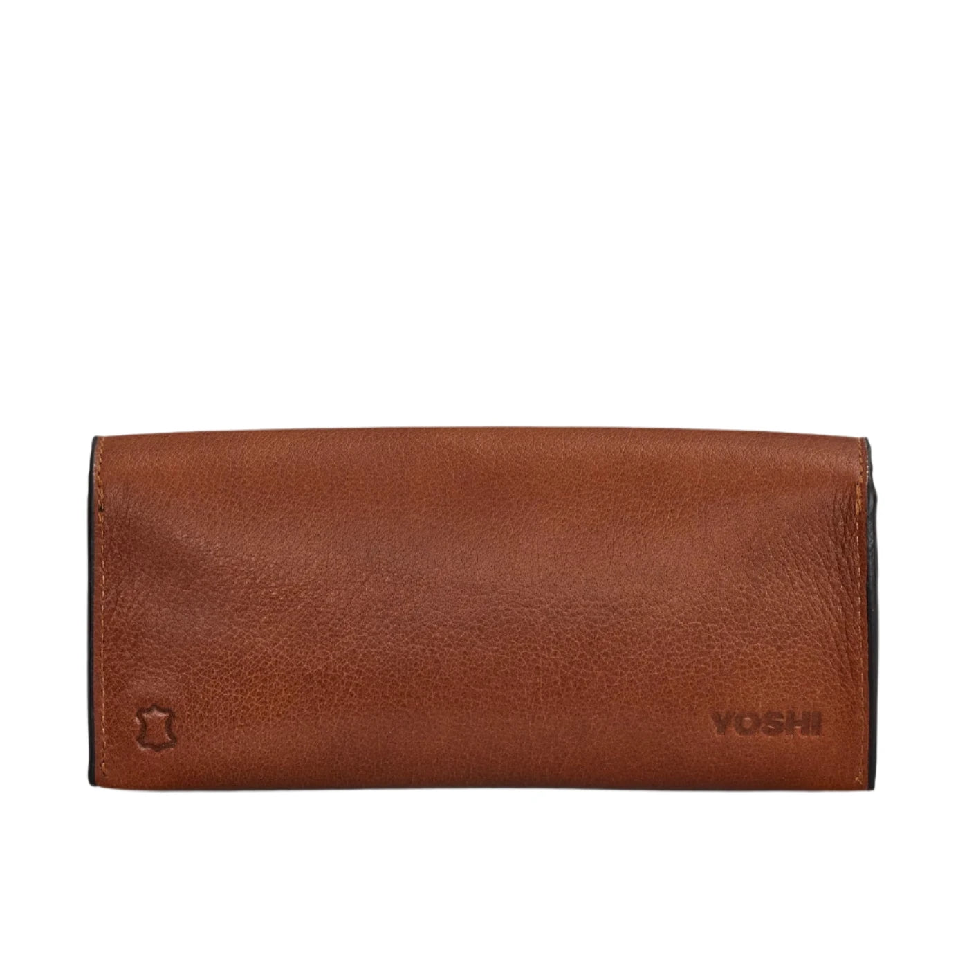 Leather Glasses Case - Bookworm Classic Brown