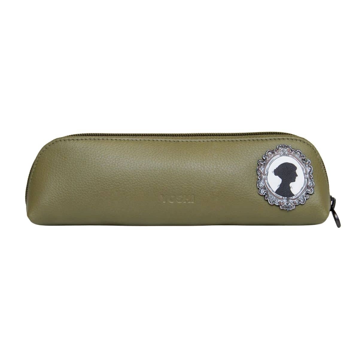 Pencil Case Library - Jane Austen Olive