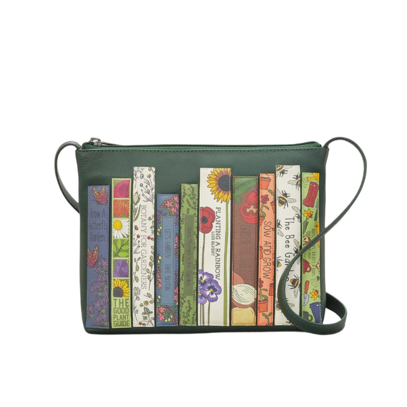 Cross Body Bag - Bookworm Green Fingers