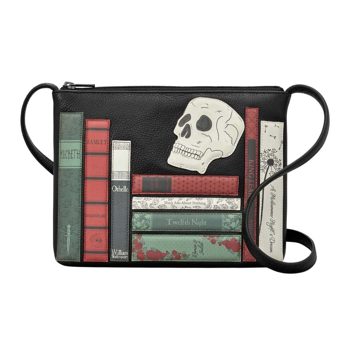 Cross Body Bag - Shakespeare Bookworm Black