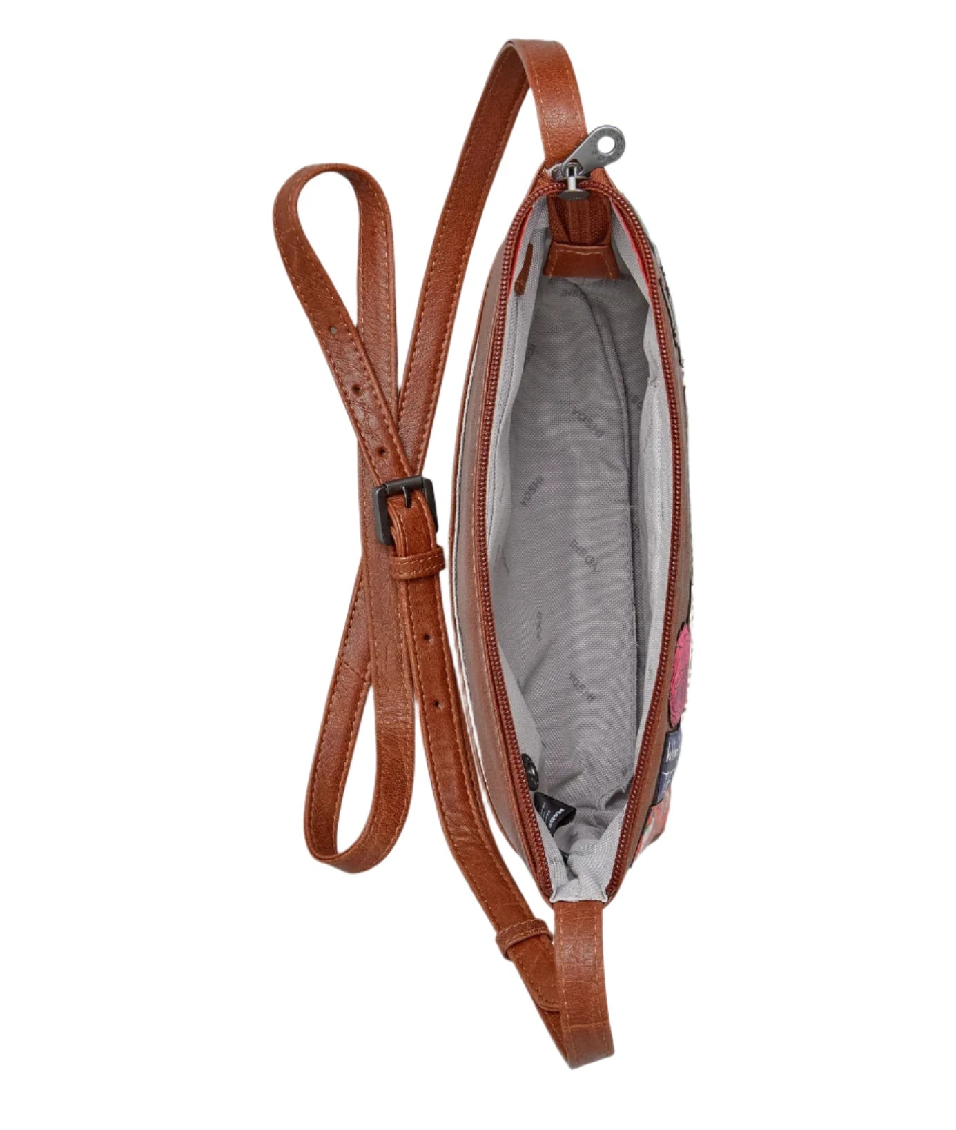 Cross Body Bag - Bookworm Shakespeare, Brown