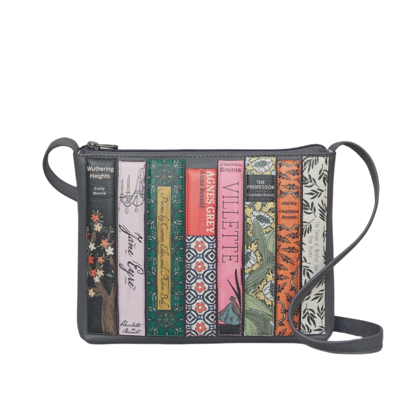 Cross Body Bag - Bookworm Bronte, Soft Grey