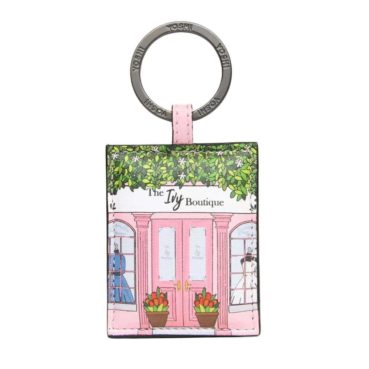 Leather Keyring - Ivy Boutique Pink