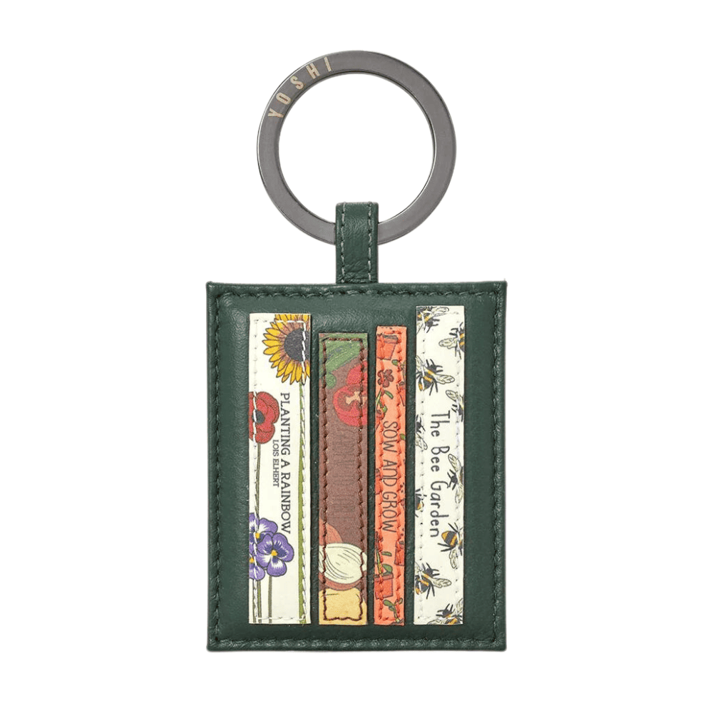 Leather Keyring - library - Bookworm Garden