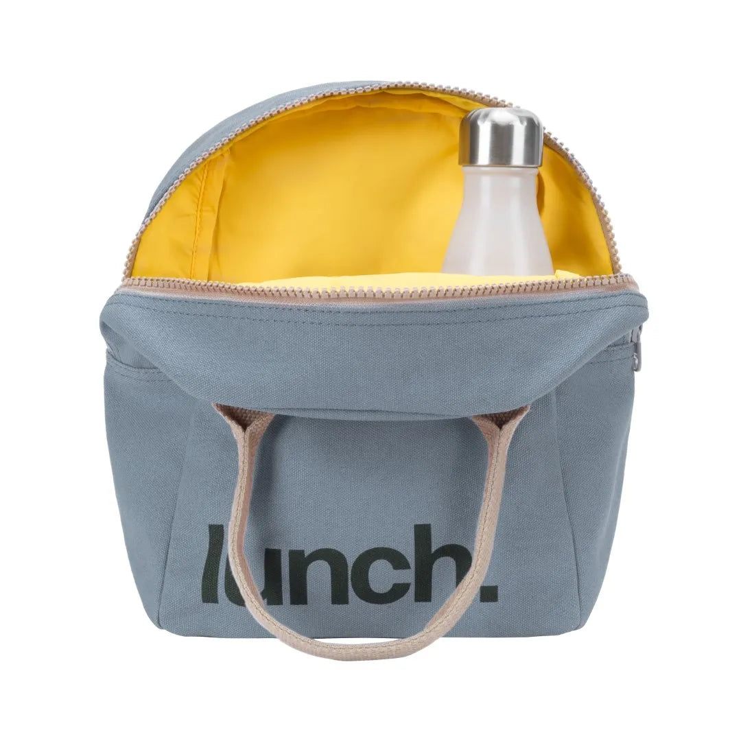 Zipper Lunch Bag - Blue
