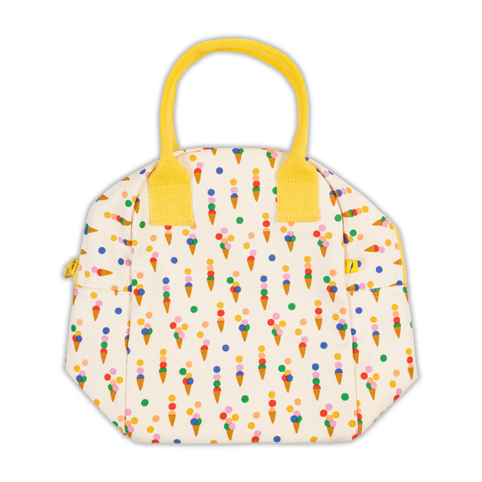Zipper Lunch Bag - Summer Cones