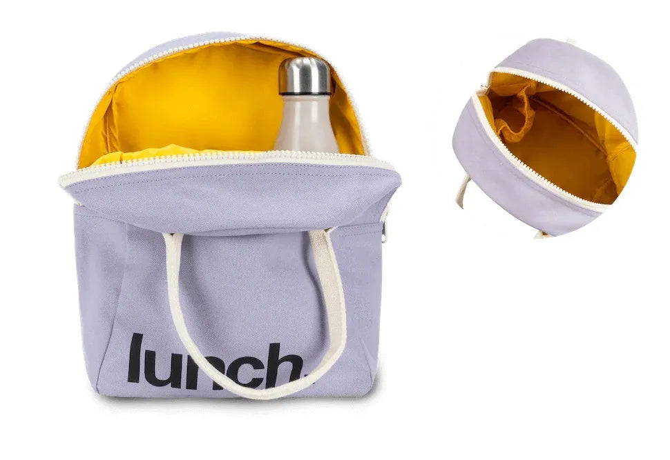 Zipper Lunch Bag - Lavender