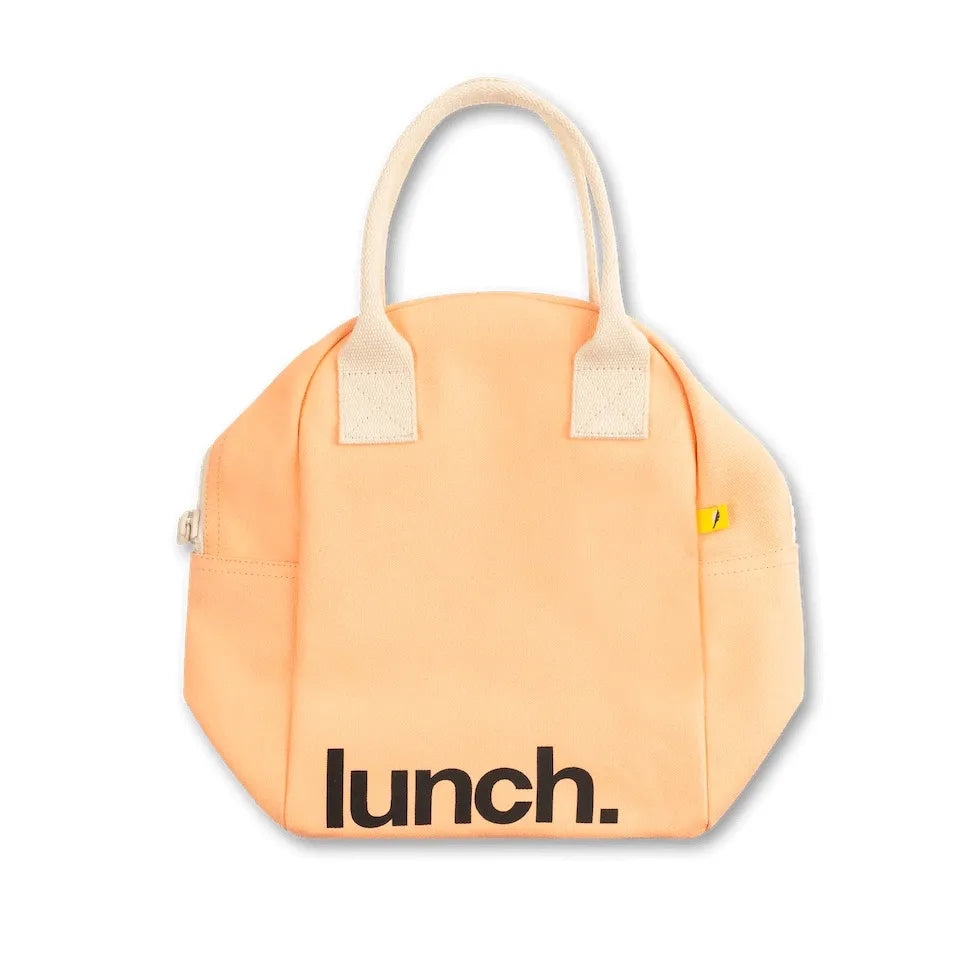 Zipper Lunch Bag - Peach