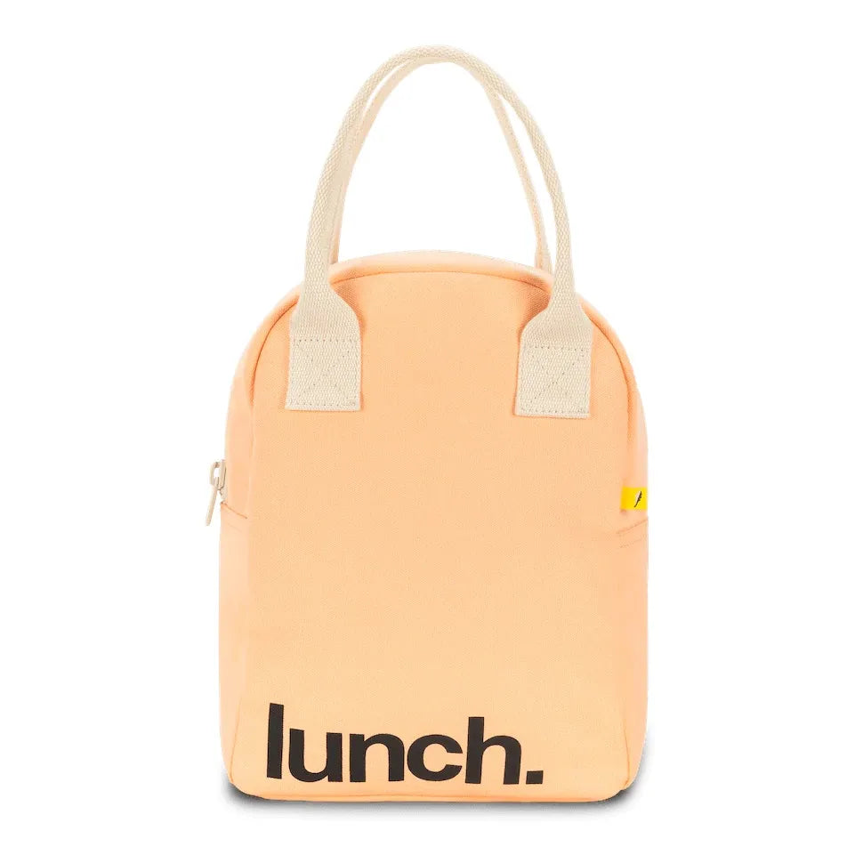 Zipper Lunch Bag - Peach