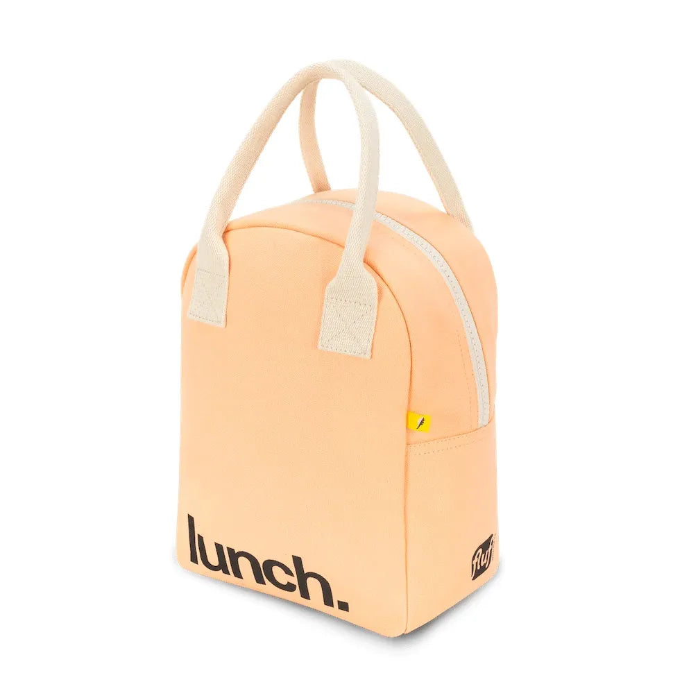 Zipper Lunch Bag - Peach