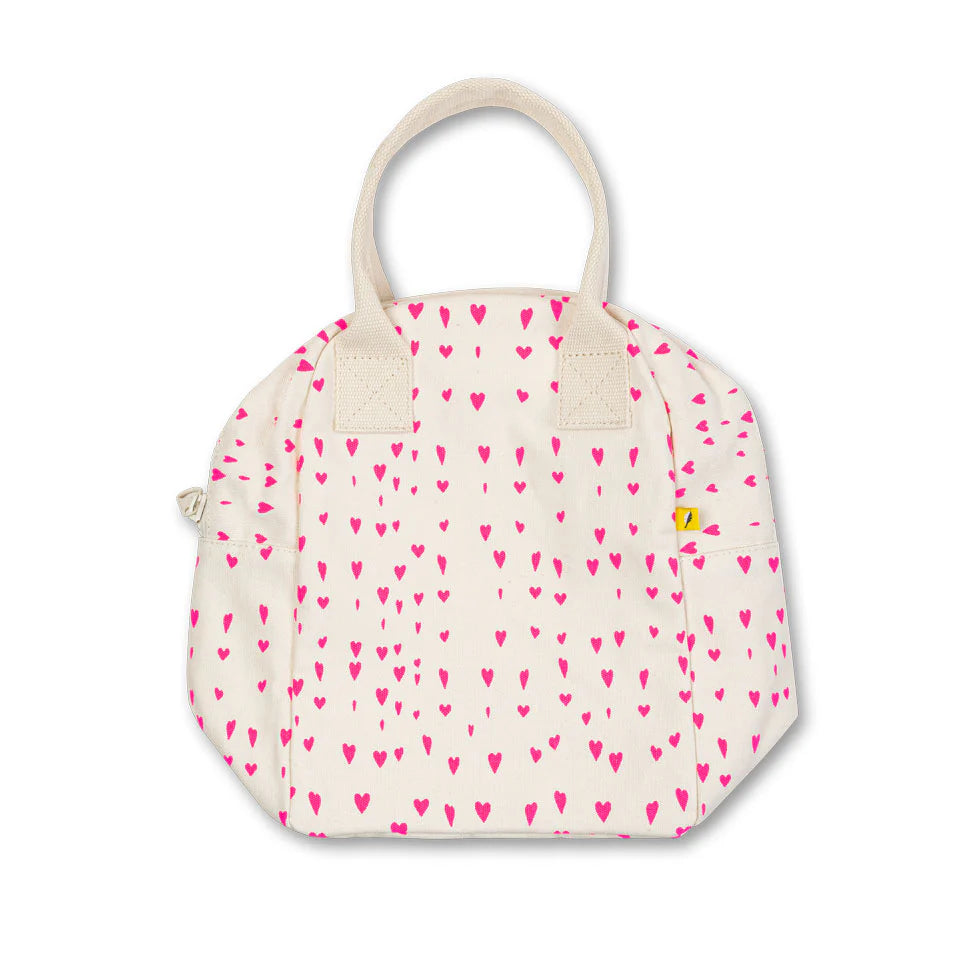 Zipper Lunch Bag - Tiny Hearts