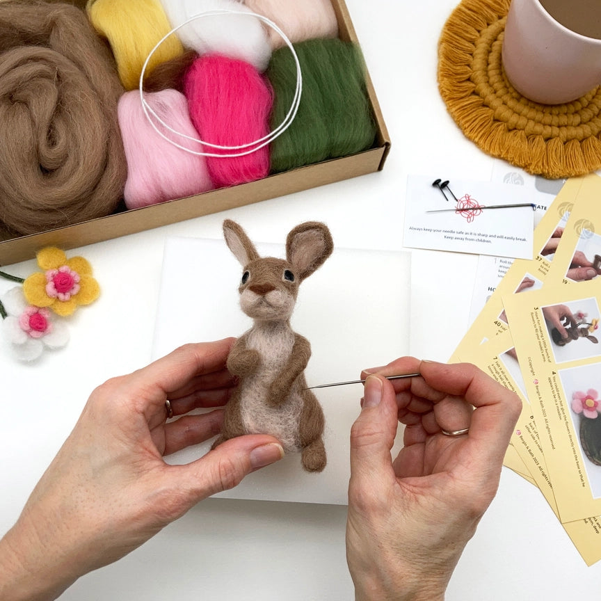 Needle Felting Kit - Bunny