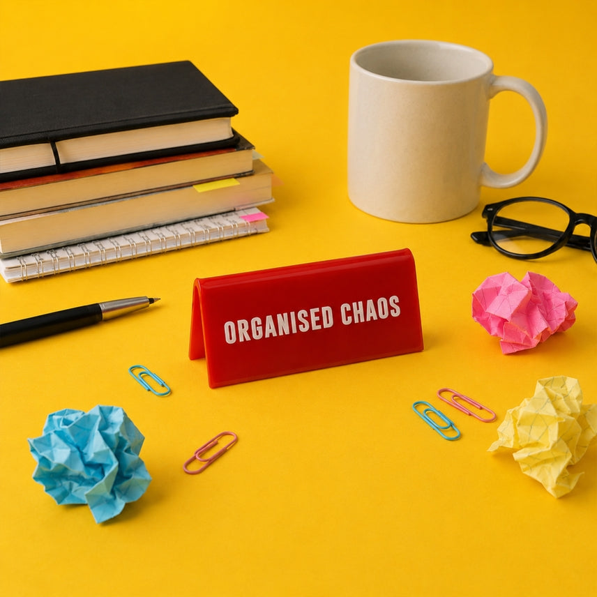 Desk Sign - Organised Chaos
