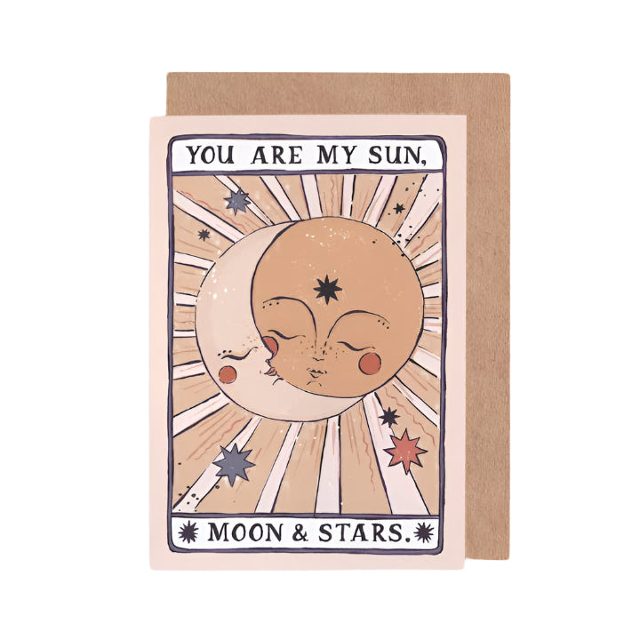 Sun, Moon & Stars Card