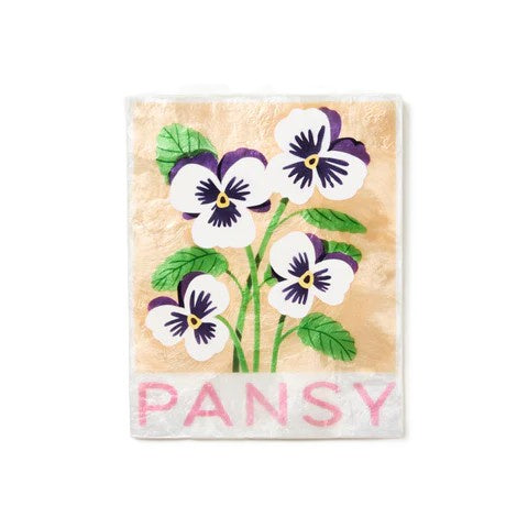 Capiz Shell Art Tile - Market - Pansy