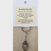 Little Joys Key Ring - Grateful Giraffe