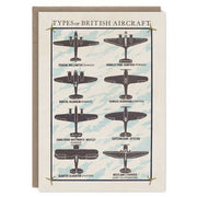 Types Of British Aircraft Card