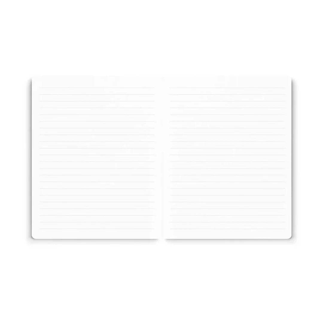 A6 Soft Cover Notebook - Neon Floral Mawson Tulip