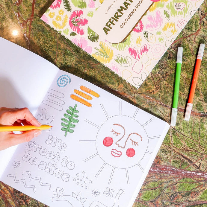 Affirmations Colouring Book