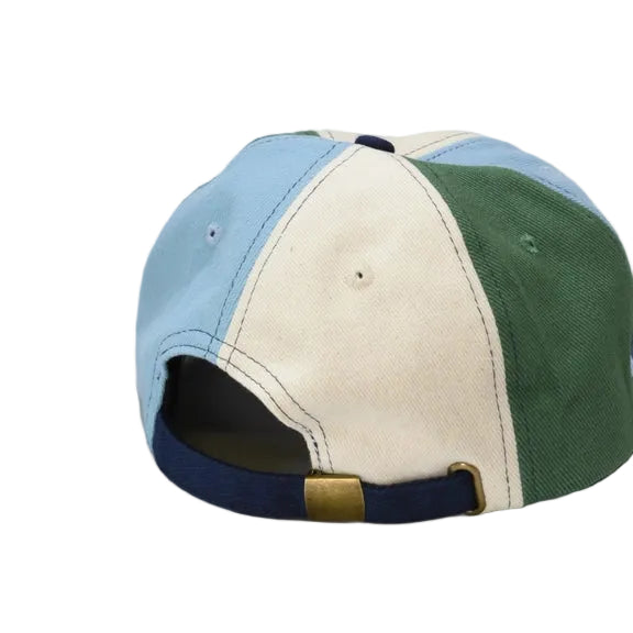 Curated Basics Cap - Colourblock Two Blue
