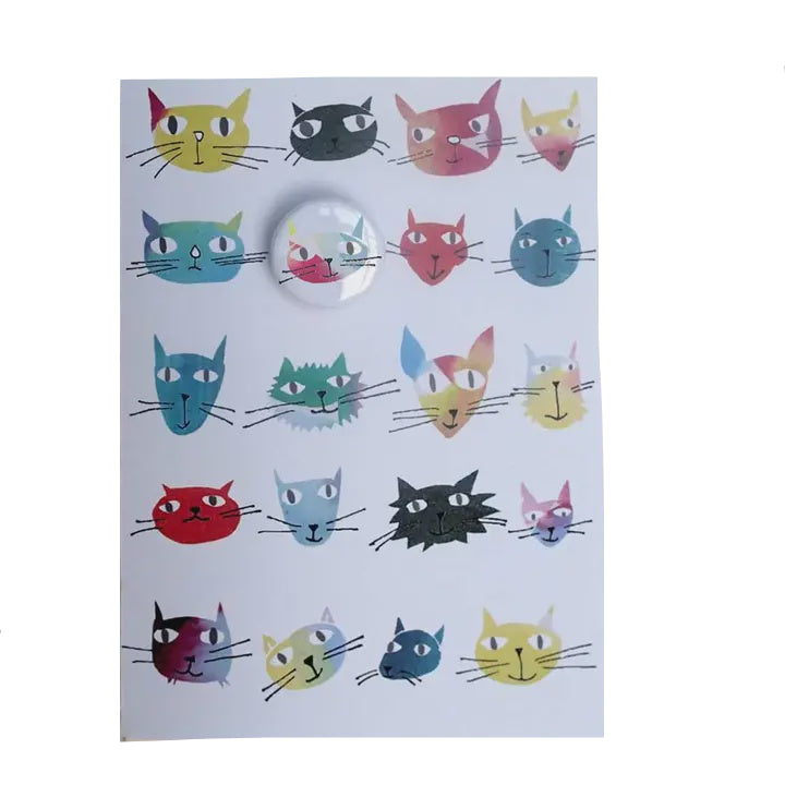 Card With Badge - Cats Pick N Mix