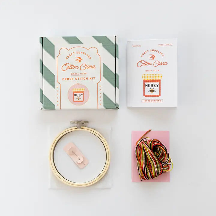 Cross-Stitch Kit - Honey Jar