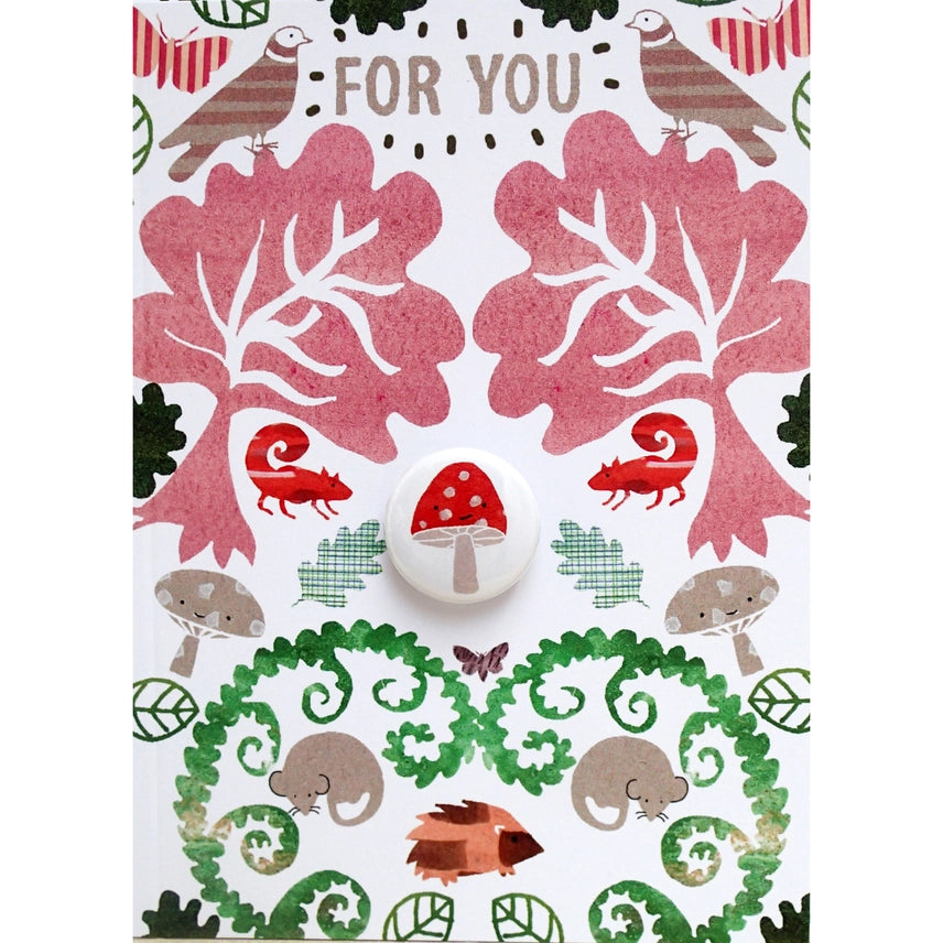Card With Badge - For You Forest