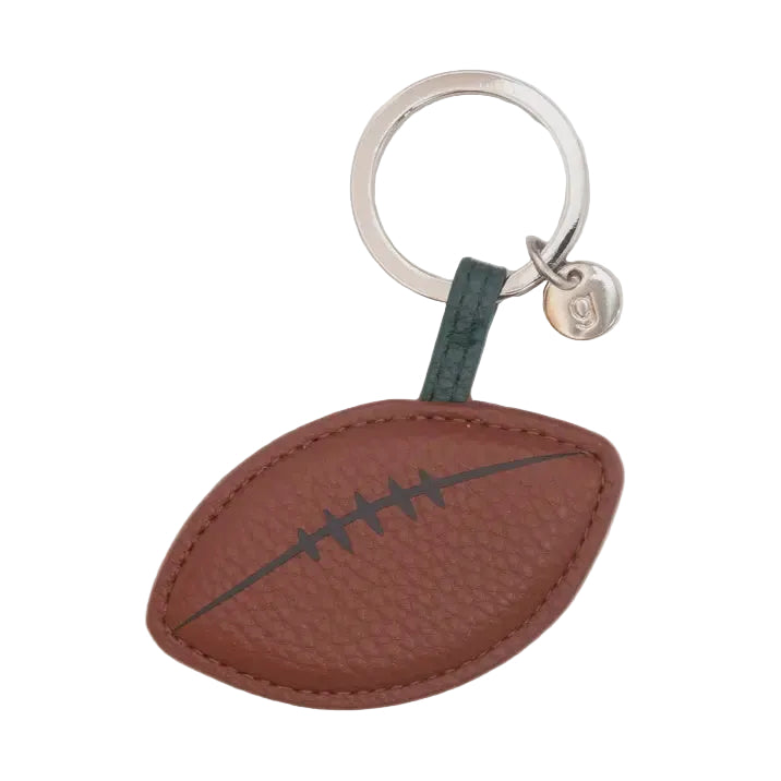CG Vegan Leather Keyring - Rugby Ball
