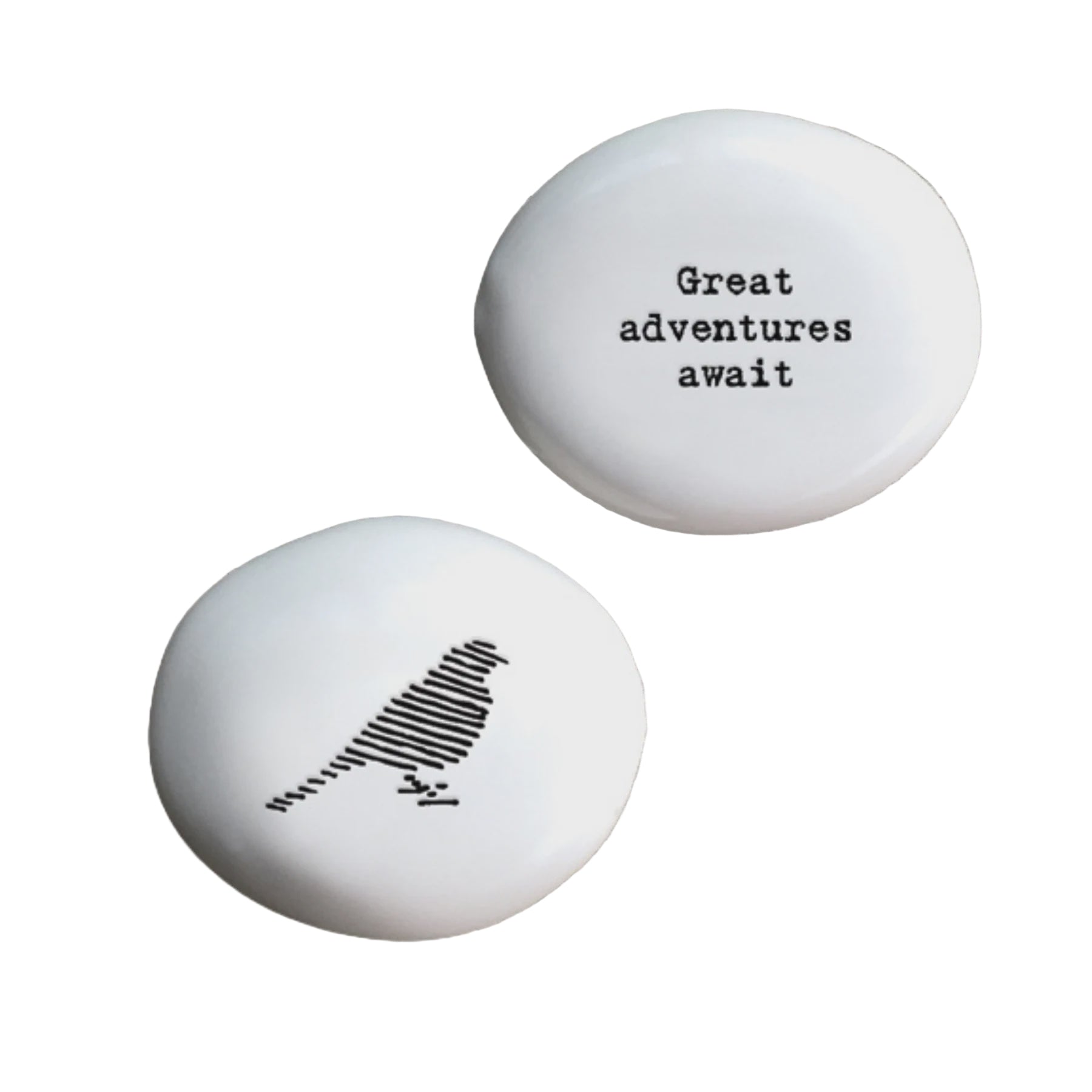Porcelain Pebble - Great Adventures Await
