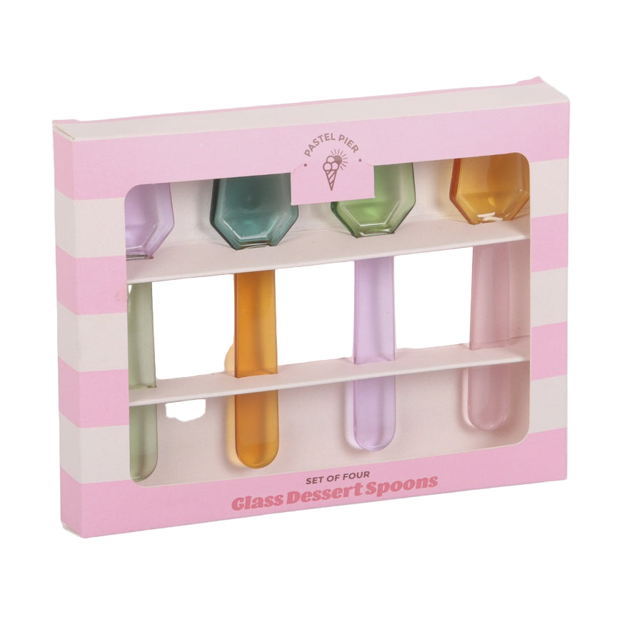 Set of 4 Dessert Spoons