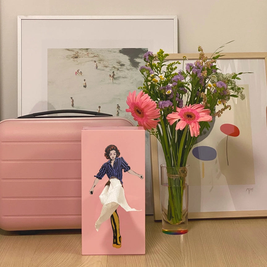 Tissue Up Girl - Ruby Pink