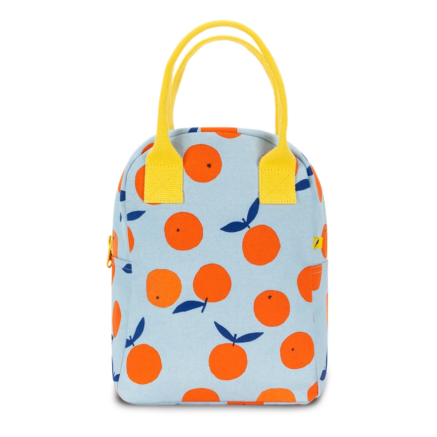 Zipper Lunch Bag - Oranges