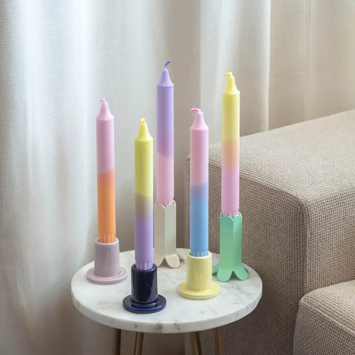 Taper Candles Set of 5 - Pastel Party Mix