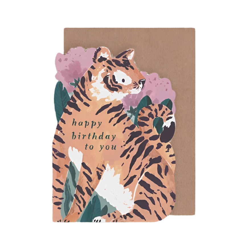 Tiger Birthday Card