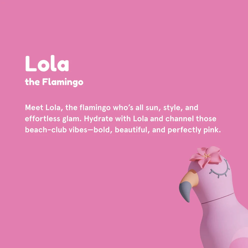 Bestie Bottle 460ml - Flamingo