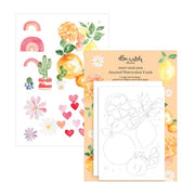 Watercolour Painting Cards - Assorted