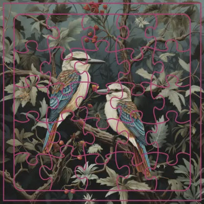 Puzzle Card - Kookaburras