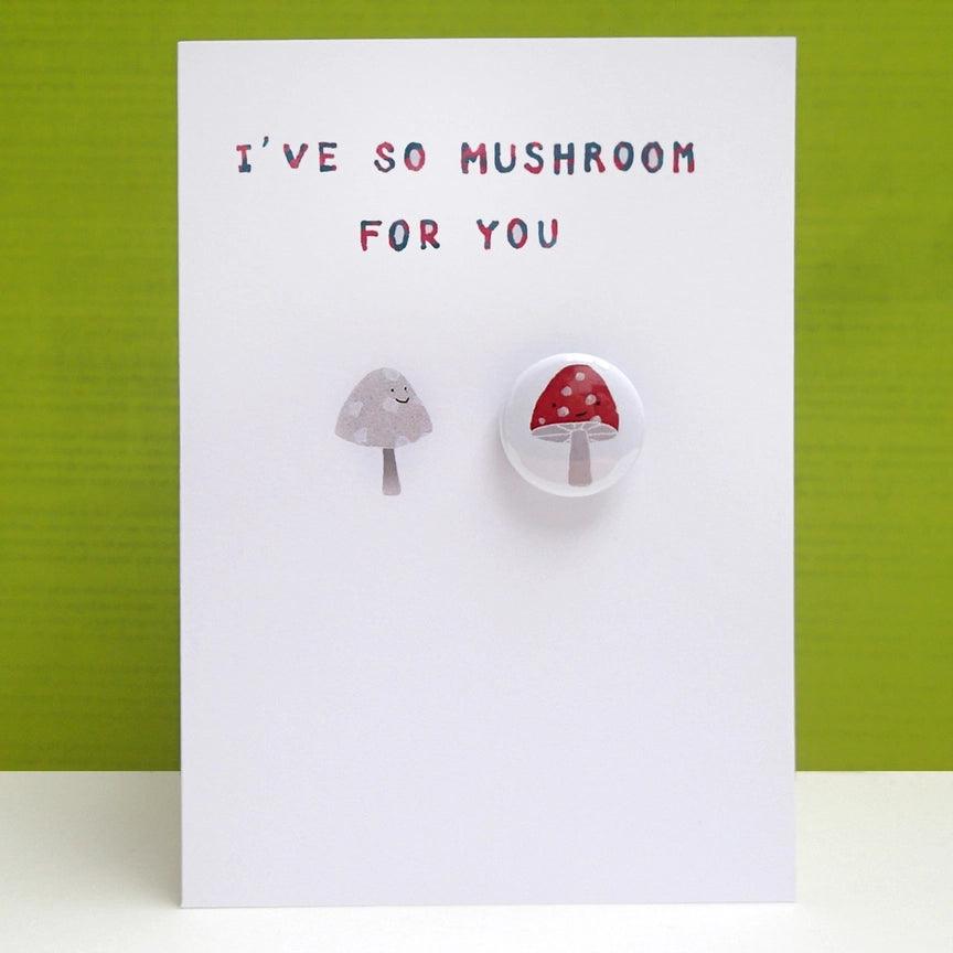 Card With Badge - So Mushroom