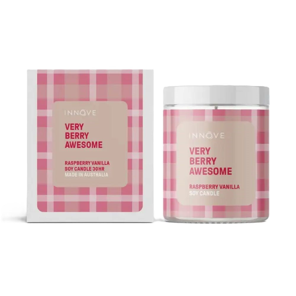 Very Berry Awesome Candle - Raspberry Vanilla