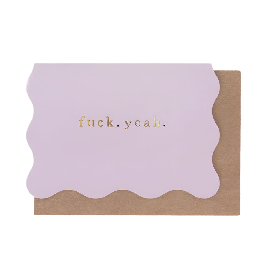 F Yeah Congratulations Card