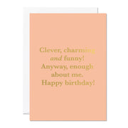 Clever, Charming & Funny Card