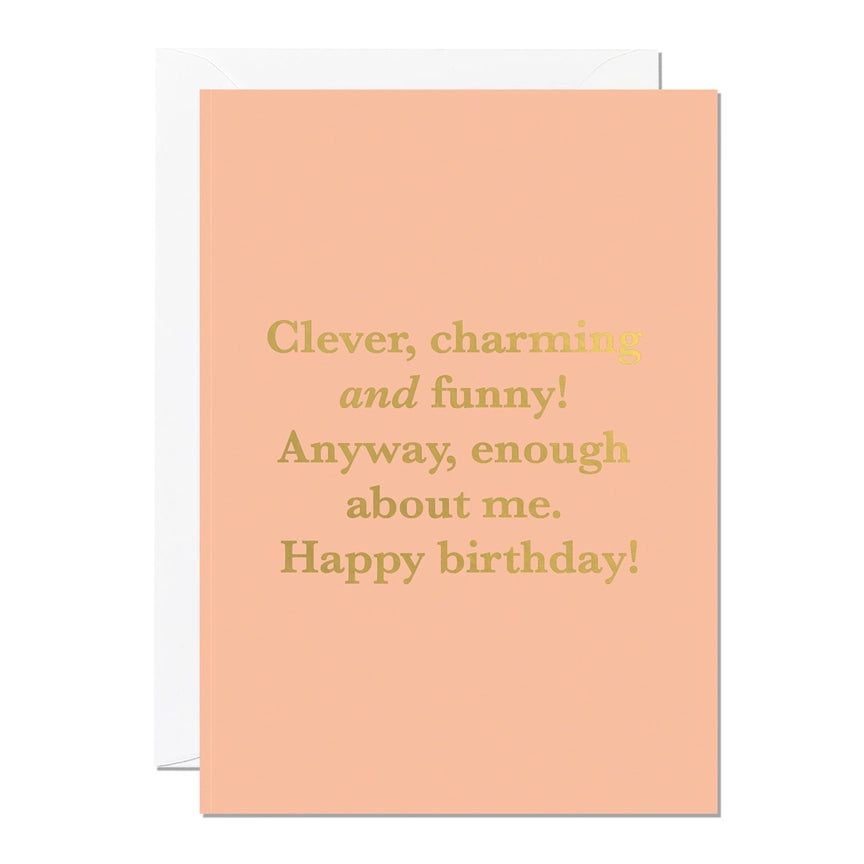 Clever, Charming & Funny Card