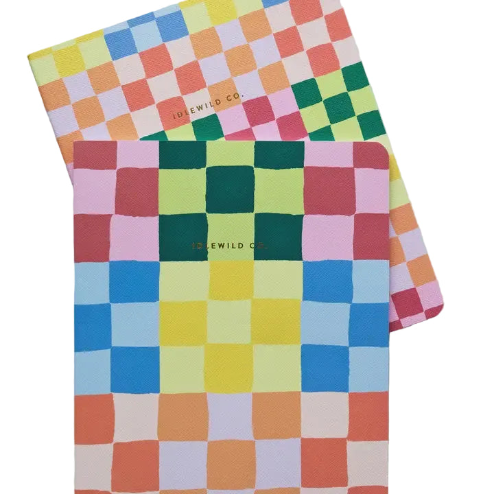 Notebook Duo - Rainbow Check
