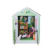 Mini World 3D Cut Art Card - Garden Shed