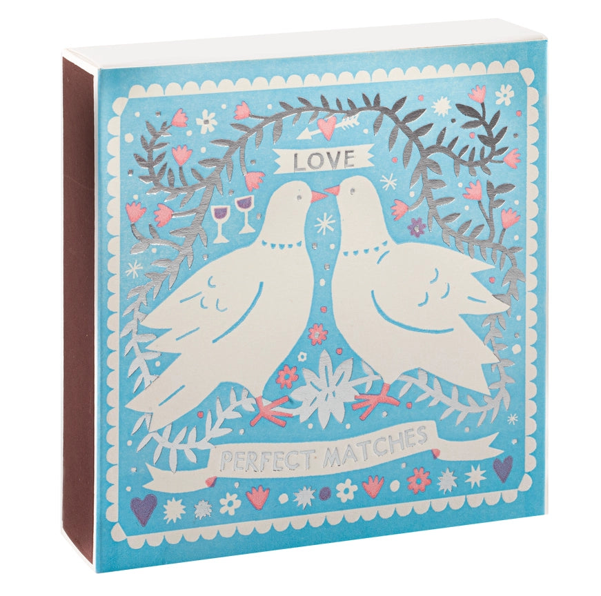 Square Matchbox - Dove Perfect