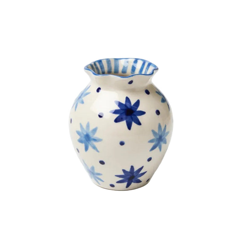 Paloma Vase - Blue Star